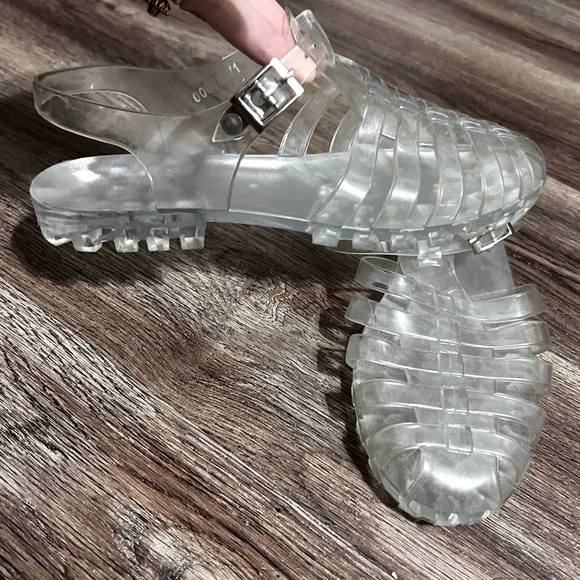 forever 21 jelly sandals